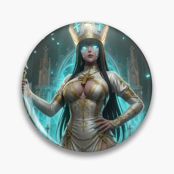 Item preview, White Priestess of the Blue Light designed and sold by GalleryBrisArt.