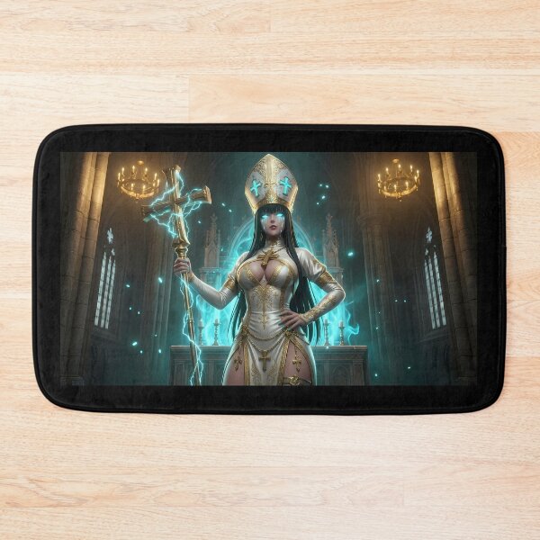 Item preview, White Priestess of the Blue Light designed and sold by GalleryBrisArt.