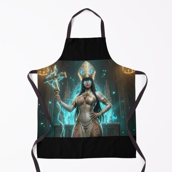 Item preview, White Priestess of the Blue Light designed and sold by GalleryBrisArt.