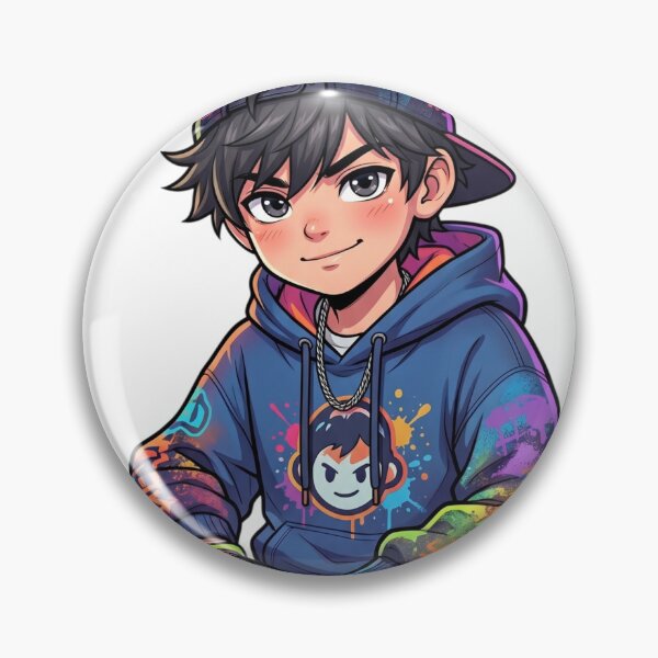 Item preview, Cute Streetwear Boy Attitude – Anime Cartoon Urban Kid 8K PNG Stylish Hoodie Art designed and sold by krishna-artdesigns.