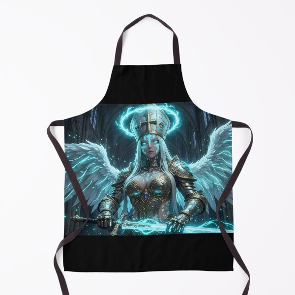Item preview, White Priestess of the Blue Light designed and sold by GalleryBrisArt.