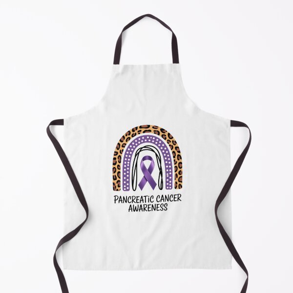 Item preview, Pancreatic Cancer Rainbow Purple Ribbon Pancreatic Cancer Awareness designed and sold by SapfireStuArt.