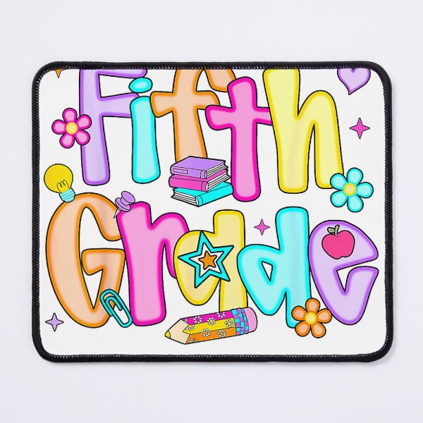 Item preview, Preppy Fifth Grade Back to School 5th Grade Teacher Girl Boy T-Shirt designed and sold by KTY-NUSS.