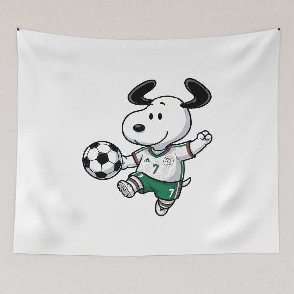 Item preview, Snoopy Algeria Soccer Fan World Cup designed and sold by VincentMoore96.