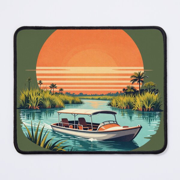 Item preview, Florida Everglades Airboat Sunset designed and sold by piketo.
