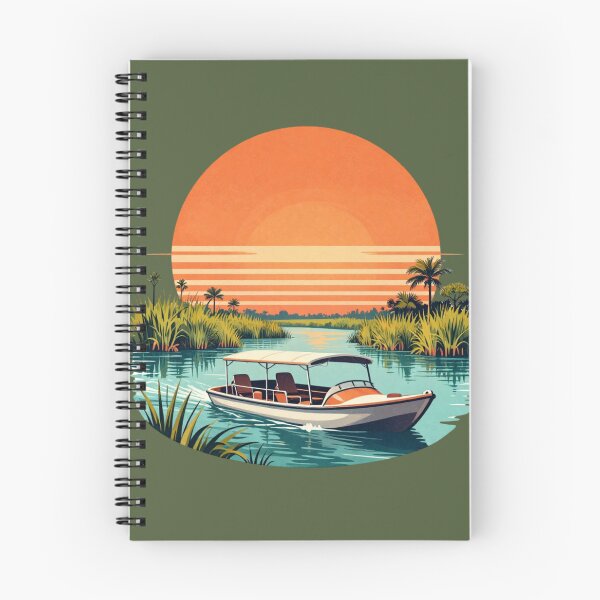 Item preview, Florida Everglades Airboat Sunset designed and sold by piketo.
