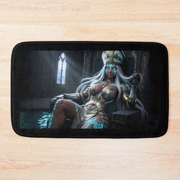Item preview, White Priestess of the Blue Light designed and sold by GalleryBrisArt.