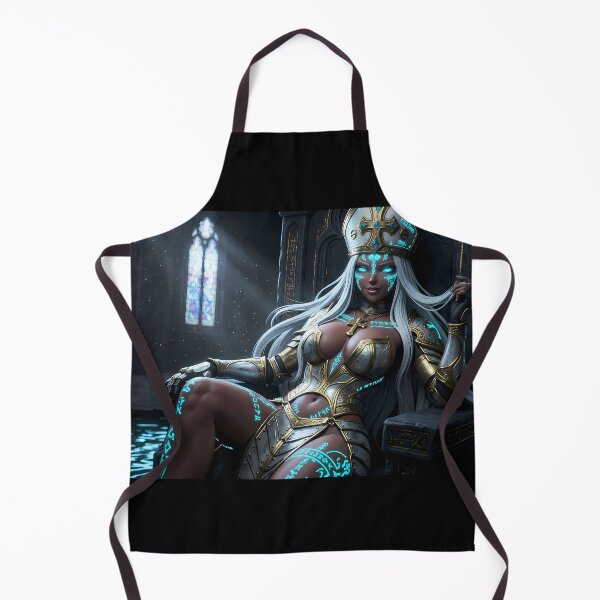 Item preview, White Priestess of the Blue Light designed and sold by GalleryBrisArt.