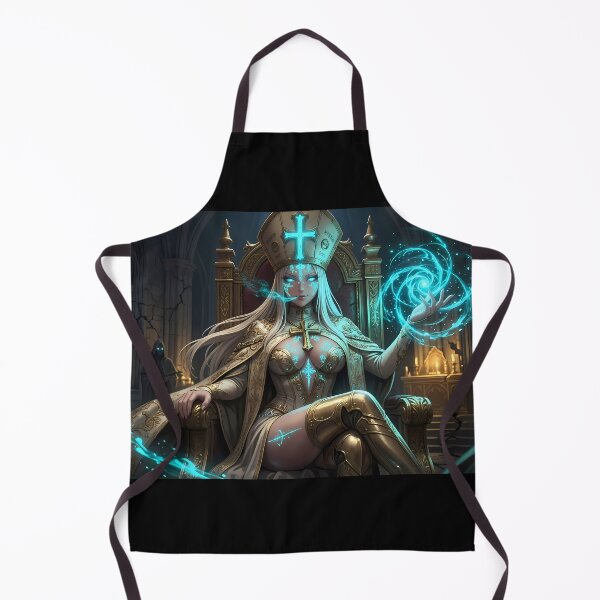 Item preview, White Priestess of the Blue Light designed and sold by GalleryBrisArt.