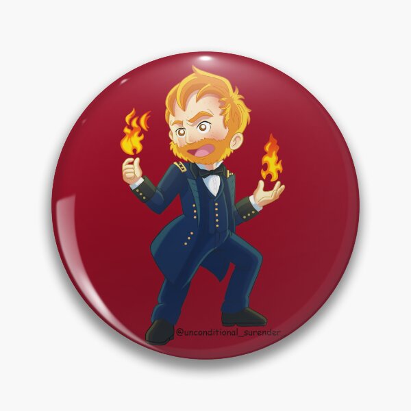 Item preview, Fire Bender Chibi William Tecumseh Sherman  designed and sold by Ulysses Gallo.