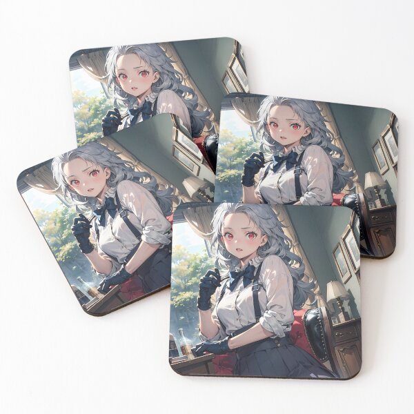 Item preview, Noi Dorohedoro Sunlit Room Silver Hair Waifu Scene designed and sold by PMartistStudio.