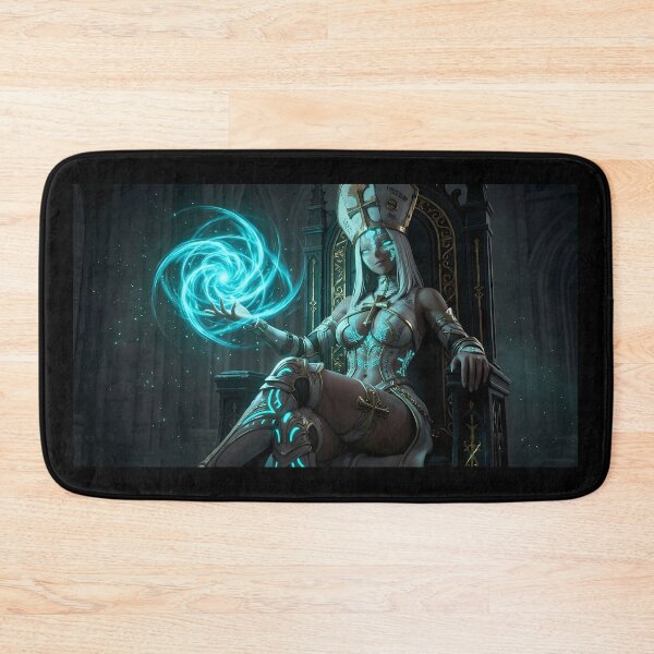 Item preview, White Priestess of the Blue Light designed and sold by GalleryBrisArt.