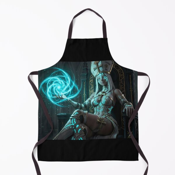 Item preview, White Priestess of the Blue Light designed and sold by GalleryBrisArt.