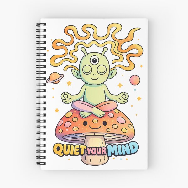 Item preview, Quiet Your Mind Shirt – Meditating Alien on Mushroom designed and sold by SoftSproutstu.