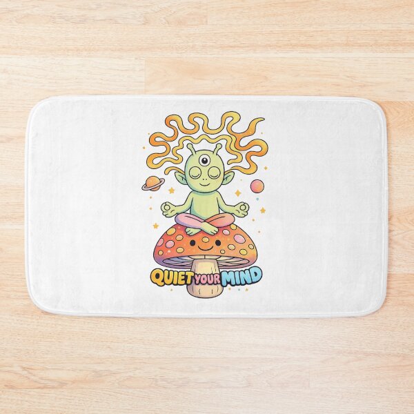 Item preview, Quiet Your Mind Shirt – Meditating Alien on Mushroom designed and sold by SoftSproutstu.