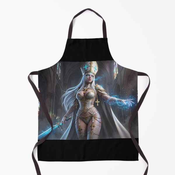 Item preview, White Priestess of the Blue Light designed and sold by GalleryBrisArt.