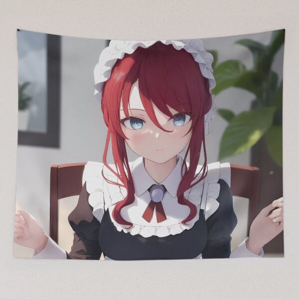 Item preview, Tilty Claret Tenten Kakumei Sitting Maid Quiet Mood designed and sold by PMartistStudio.