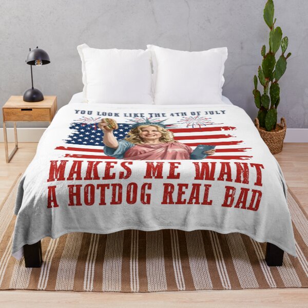 Item preview, Jennifer Coolidge You Look Like the Funny 4th of July Makes Me Want A Hot Dog Real Bad designed and sold by DropTheChan.