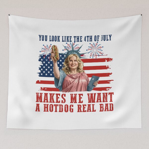 Item preview, Jennifer Coolidge You Look Like the Funny 4th of July Makes Me Want A Hot Dog Real Bad  designed and sold by DropTheChan.