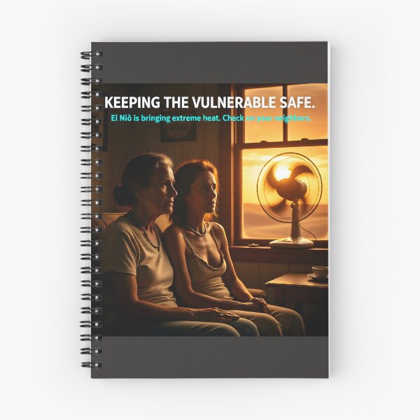Item preview, Vulnerable Senior Heatwave Safety | El Niño Elderly Welfare and Community Care Outreach designed and sold by Creative-RE.