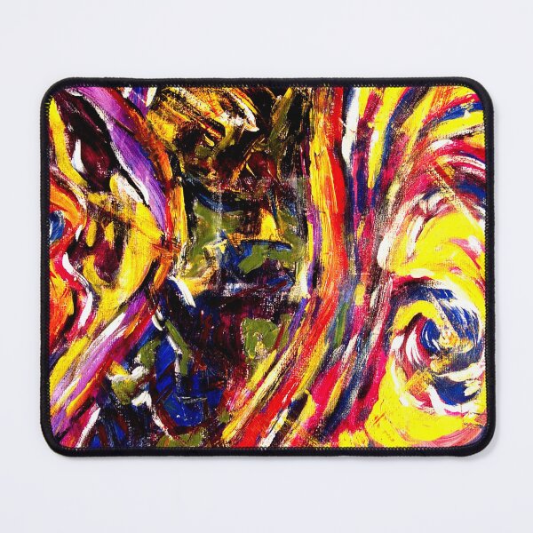 Item preview, Abstract Acrylic - Expressionist Impasto Paint Spiral Vortex Art designed and sold by MAMA LXXVIII: Art by Marsailhe Milward.