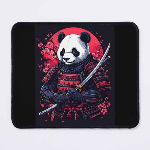 Item preview, Samurai Panda Warrior - Japanese Aesthetic Katana Art designed and sold by Shiv-Shop9494.