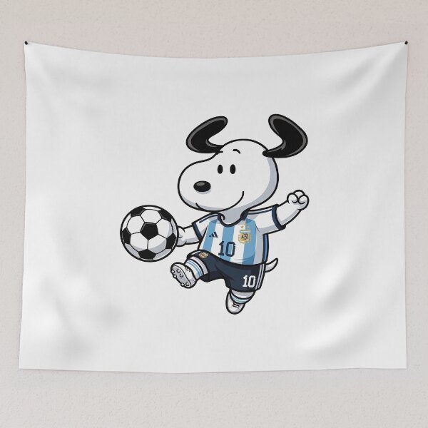 Item preview,  Snoopy Argentina Soccer Fan World Cup designed and sold by VincentMoore96.