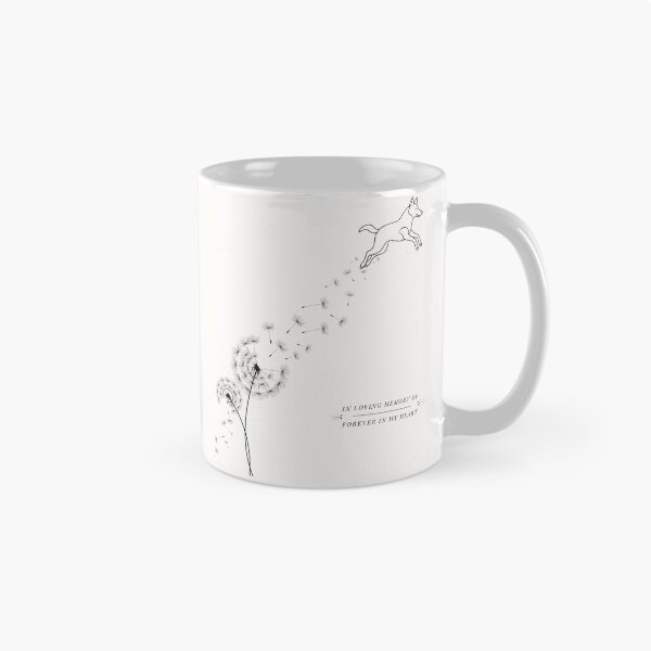 Item preview, Forever in My Heart Dog Memorial Dandelion Art designed and sold by Paw-Soul.