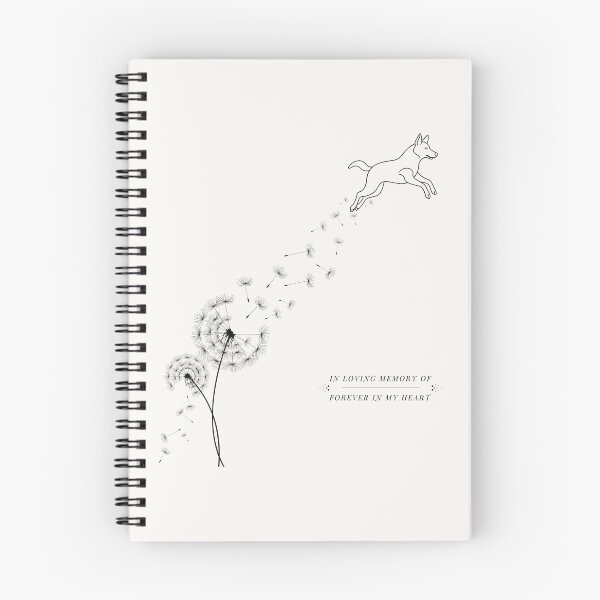 Item preview, Forever in My Heart Dog Memorial Dandelion Art designed and sold by Paw-Soul.