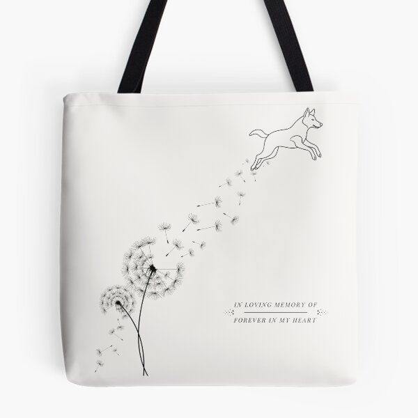 Item preview, Forever in My Heart Dog Memorial Dandelion Art designed and sold by Paw-Soul.