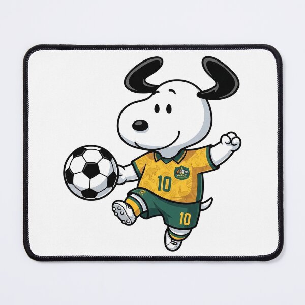 Item preview, Snoopy Australia Soccer Fan World Cup designed and sold by VincentMoore96.