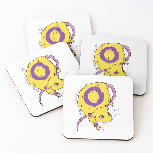 Item preview, Jelly Donut Rat- by AuroraAnneliese designed and sold by AuroraAnneliese.