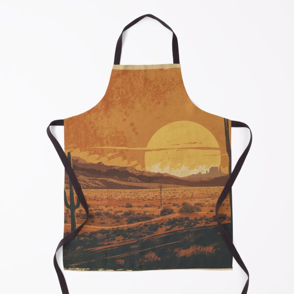 Item preview, Vintage Desert Sunset Retro Landscape  designed and sold by Shanker-studio.