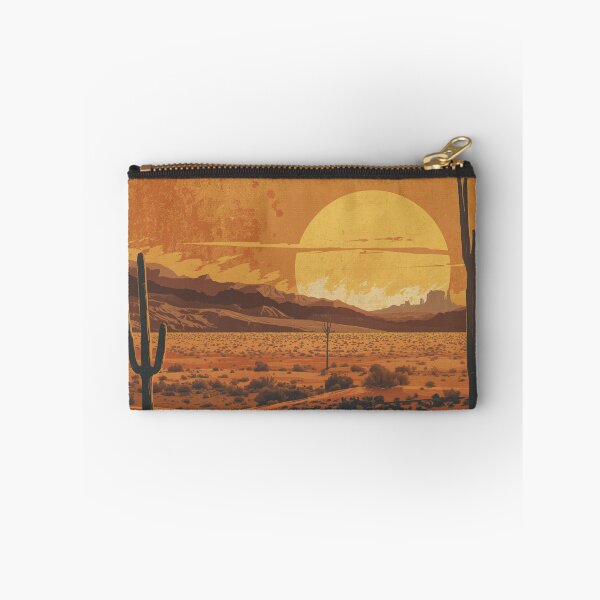 Item preview, Vintage Desert Sunset Retro Landscape  designed and sold by Shanker-studio.