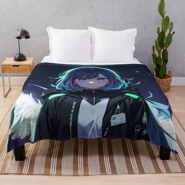 Item preview, Akane Kurokawa Oshi no Ko Neon Wings Cosmic Glow designed and sold by PMartistStudio.