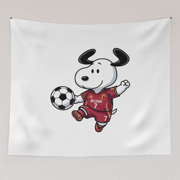 Item preview,  Snoopy Belgium Soccer Fan World Cup designed and sold by VincentMoore96.