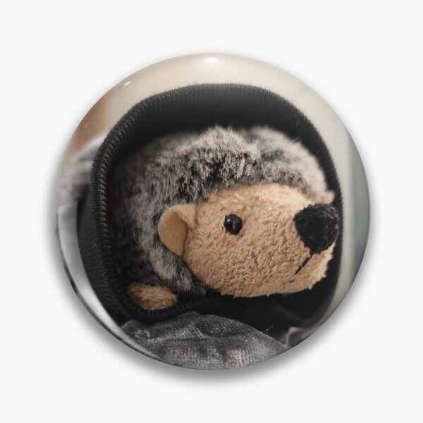Item preview, Peluche de erizo en funda de abrigo designed and sold by Quincy-Hedgehog.
