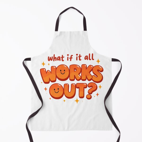 Item preview, What If It All Works Out Positivity Poster designed and sold by Matinez Pink.