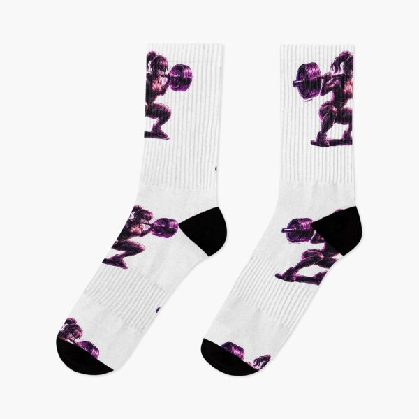 Item preview, Purple Barbell Squat Gym Woman Fitness designed and sold by Digistore1221.