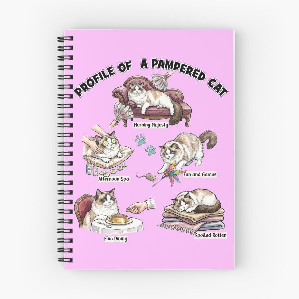 Item preview, Profile Of A Pampered Cat designed and sold by Lion and Lamb Design.