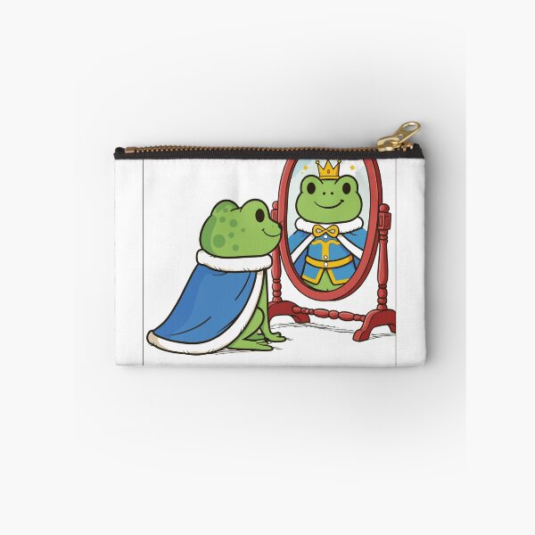 Item preview, Be Delusional Frog King Mirror Poster designed and sold by Matinez Pink.