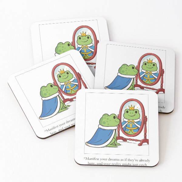 Item preview, Be Delusional Frog King Mirror Poster designed and sold by Matinez Pink.