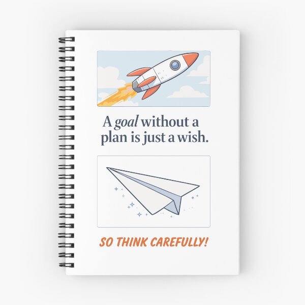 Item preview, A Goal Without A Plan Rocket Poster designed and sold by Matinez Pink.