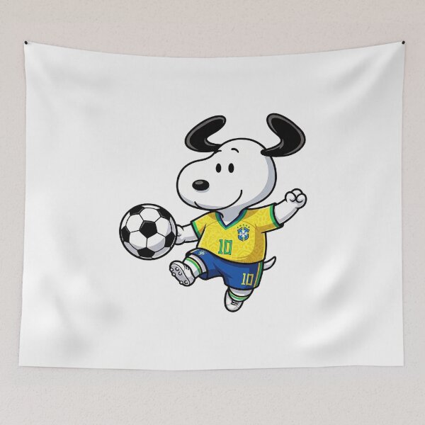 Item preview, Snoopy Brazil Soccer Fan World Cup designed and sold by VincentMoore96.