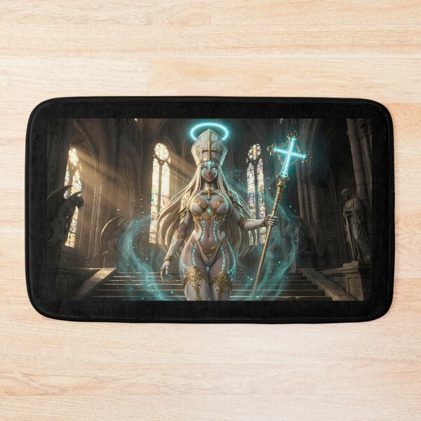Item preview, White Priestess of the Blue Light designed and sold by GalleryBrisArt.