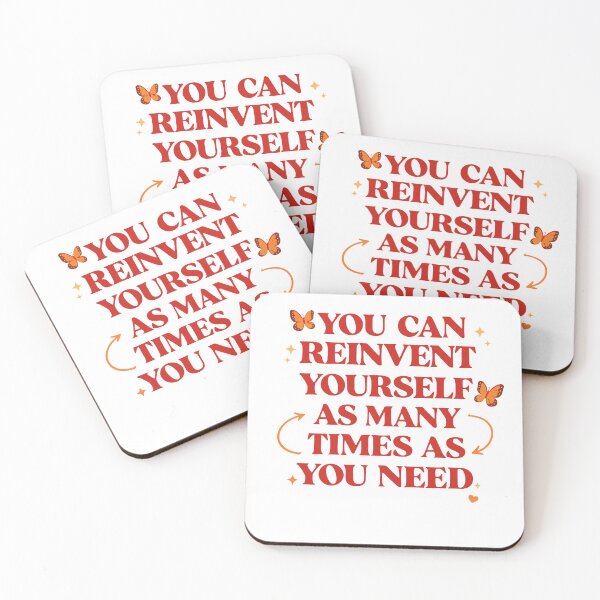 Item preview, Reinvent Yourself Retro Quote Poster designed and sold by Matinez Pink.