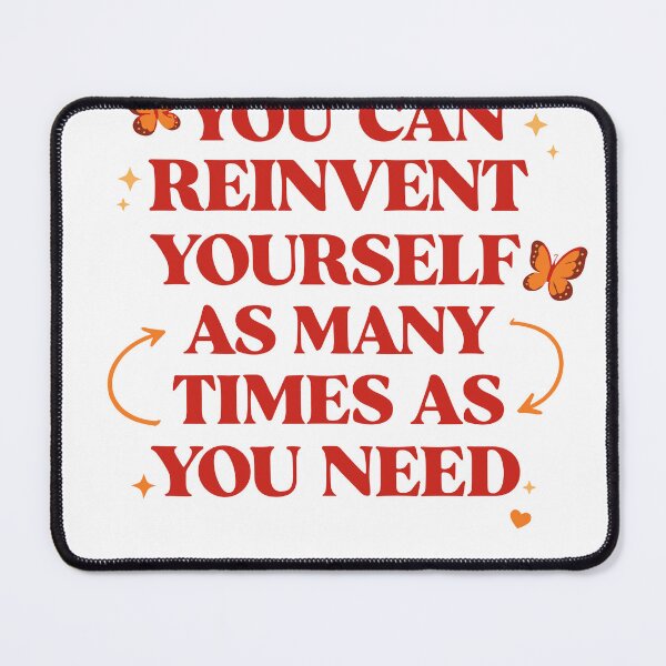 Item preview, Reinvent Yourself Retro Quote Poster designed and sold by Matinez Pink.