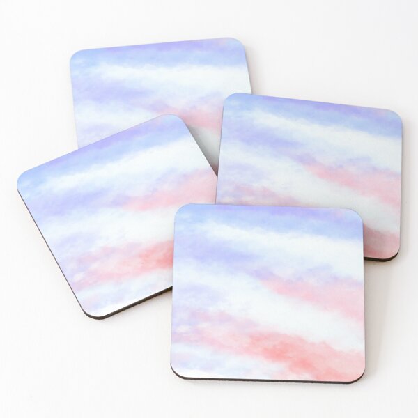Item preview, Soft Dreamy Cotton Candy Sky | Pastel Blue & Pink Cloud Aesthetic | No AI | Groteskin designed and sold by Groteskin.