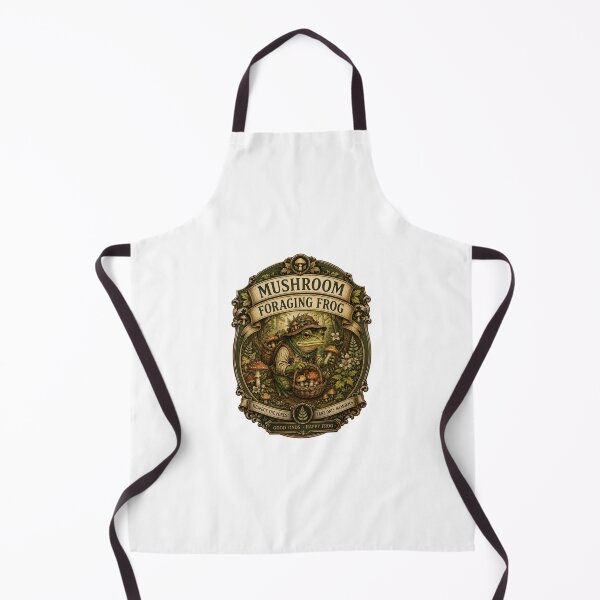 Item preview, Mushroom Foraging Frog Vintage Woodland Cottagecore Frog Sticker designed and sold by MrDev.