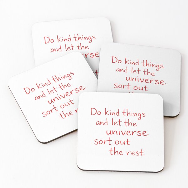 Item preview, Let The Universe Sort It Out Kindness Poster designed and sold by Matinez Pink.